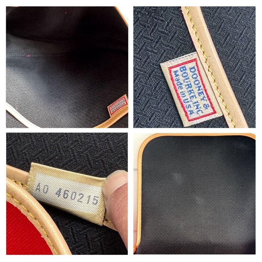 Lot of 4 Vintage Dooney & Bourke Bags Leather & Canvas NWOT - Picture 6 of 10